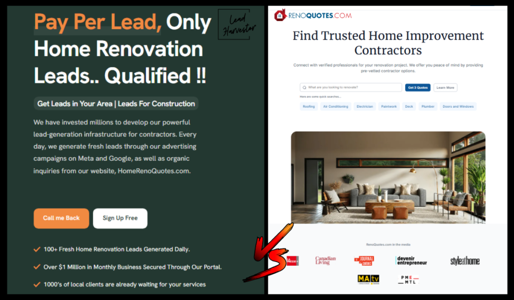 lead harvestor, lead harvestor vs reno quotes